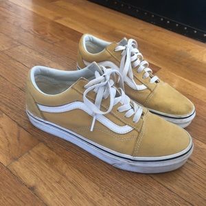 Vans yellow classic shoes!